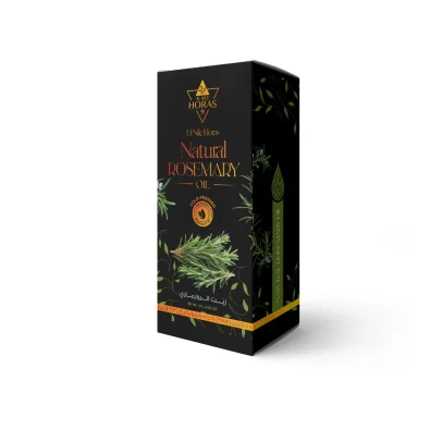 Horas Premium Rosemary Oil for hair and scalp care, helping support healthier-looking, stronger, and shinier hair.